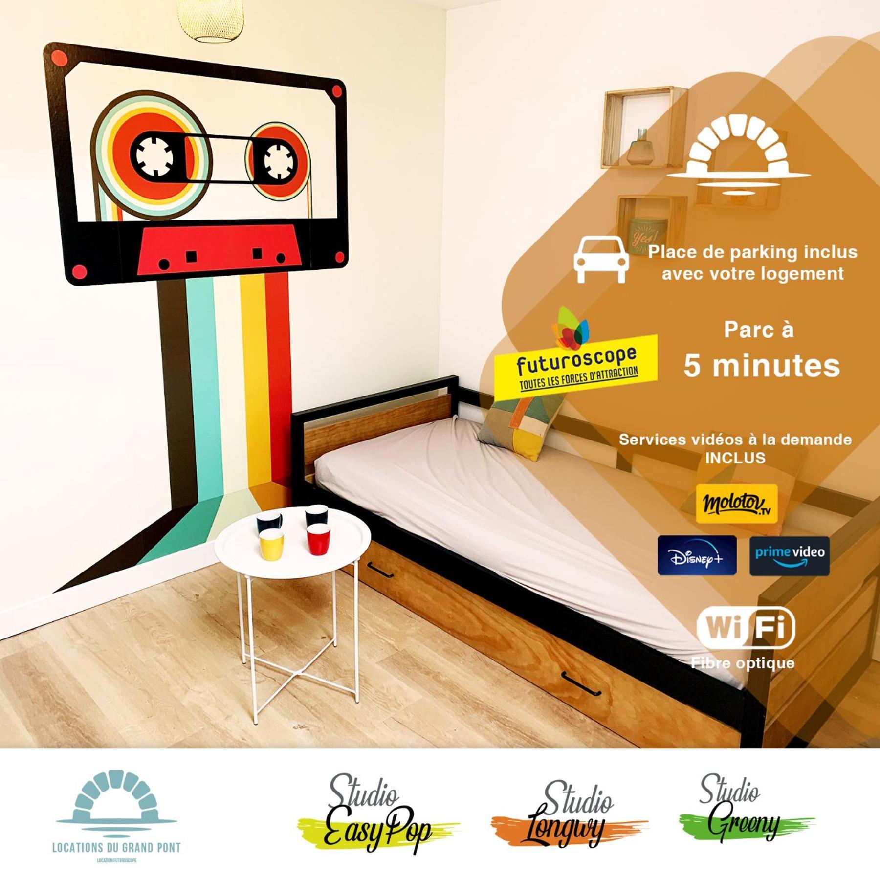 Locations Du Grand Pont - Appart Hotel Poitiers - Futuroscope 沙斯讷伊迪普瓦图 外观 照片