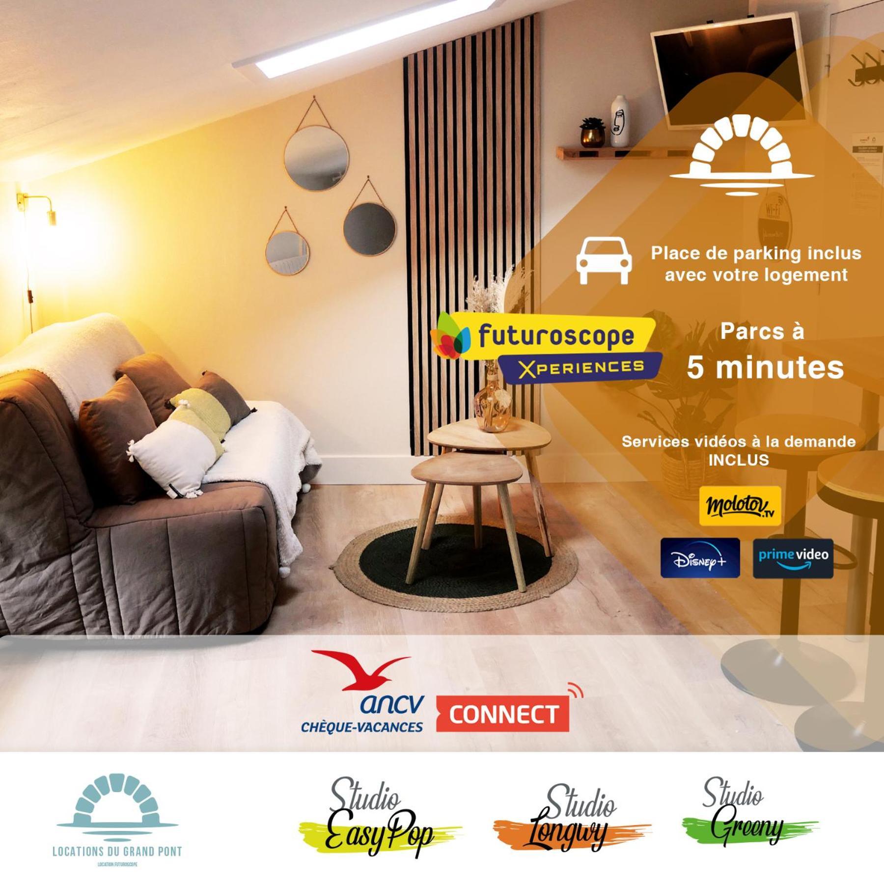 Locations Du Grand Pont - Appart Hotel Poitiers - Futuroscope 沙斯讷伊迪普瓦图 外观 照片